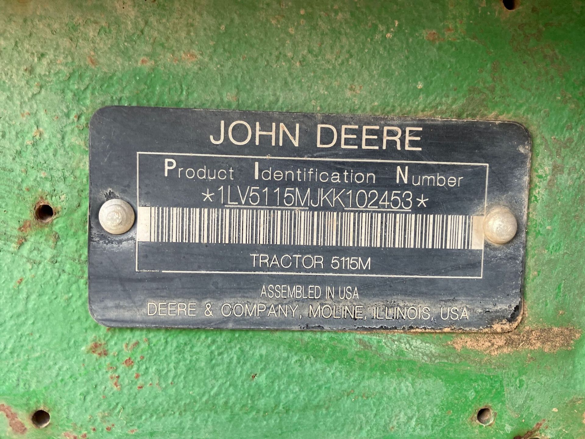 2019 John Deere 5115M