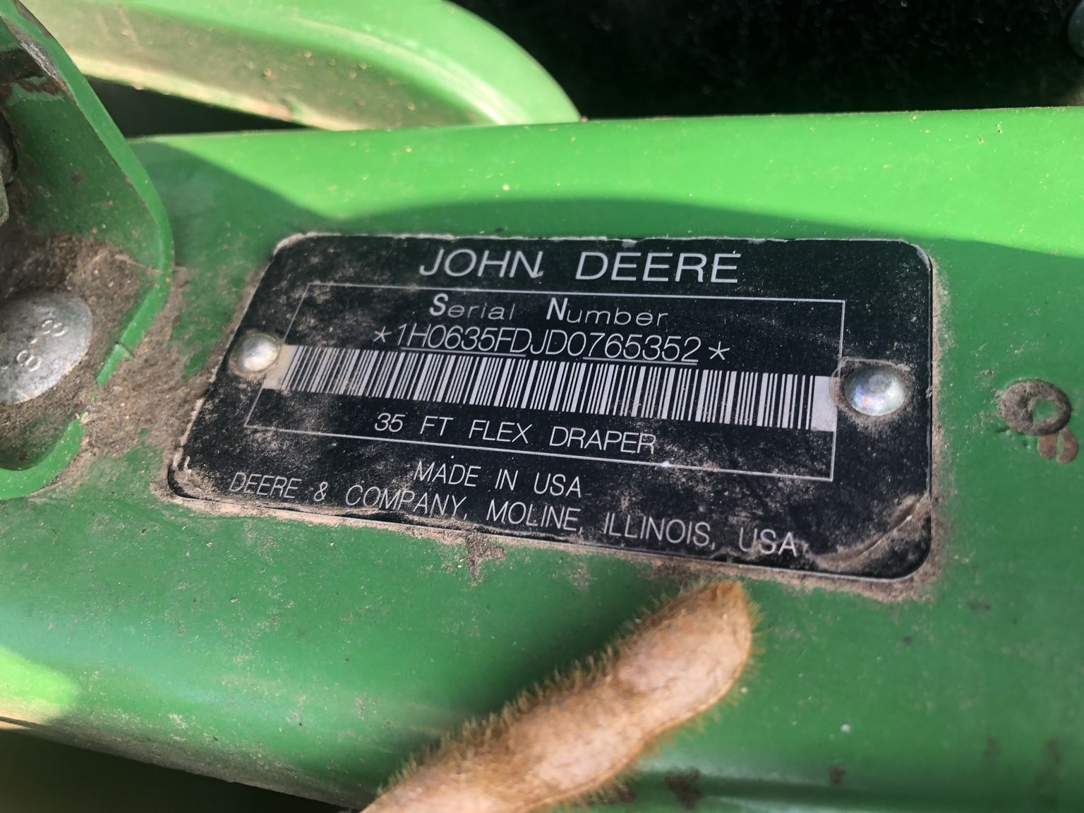 2014 John Deere 635FD