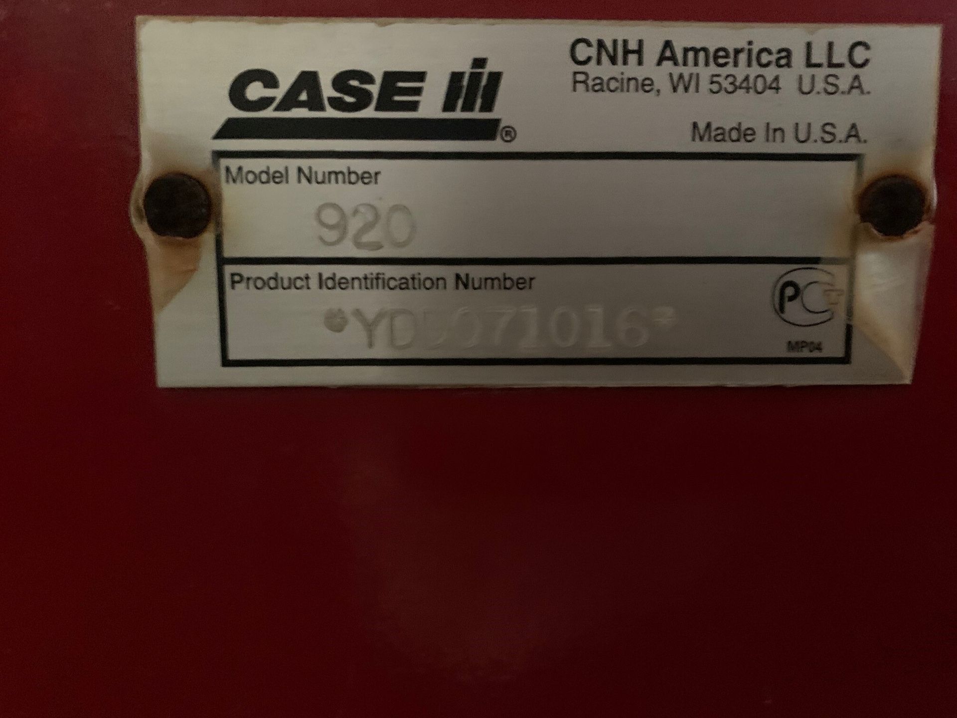2015 Case IH 920