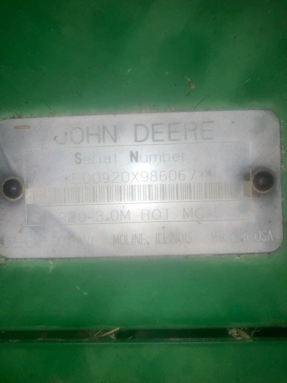 1994 John Deere 920