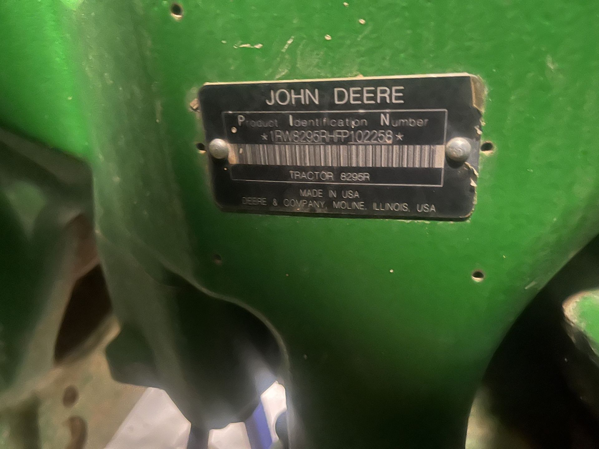 2015 John Deere 8295R