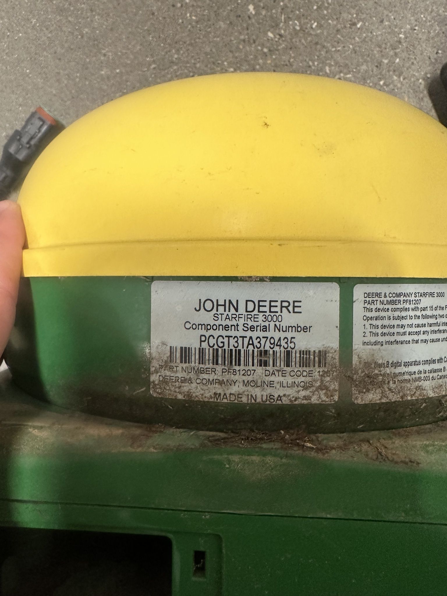 2012 John Deere SF3000