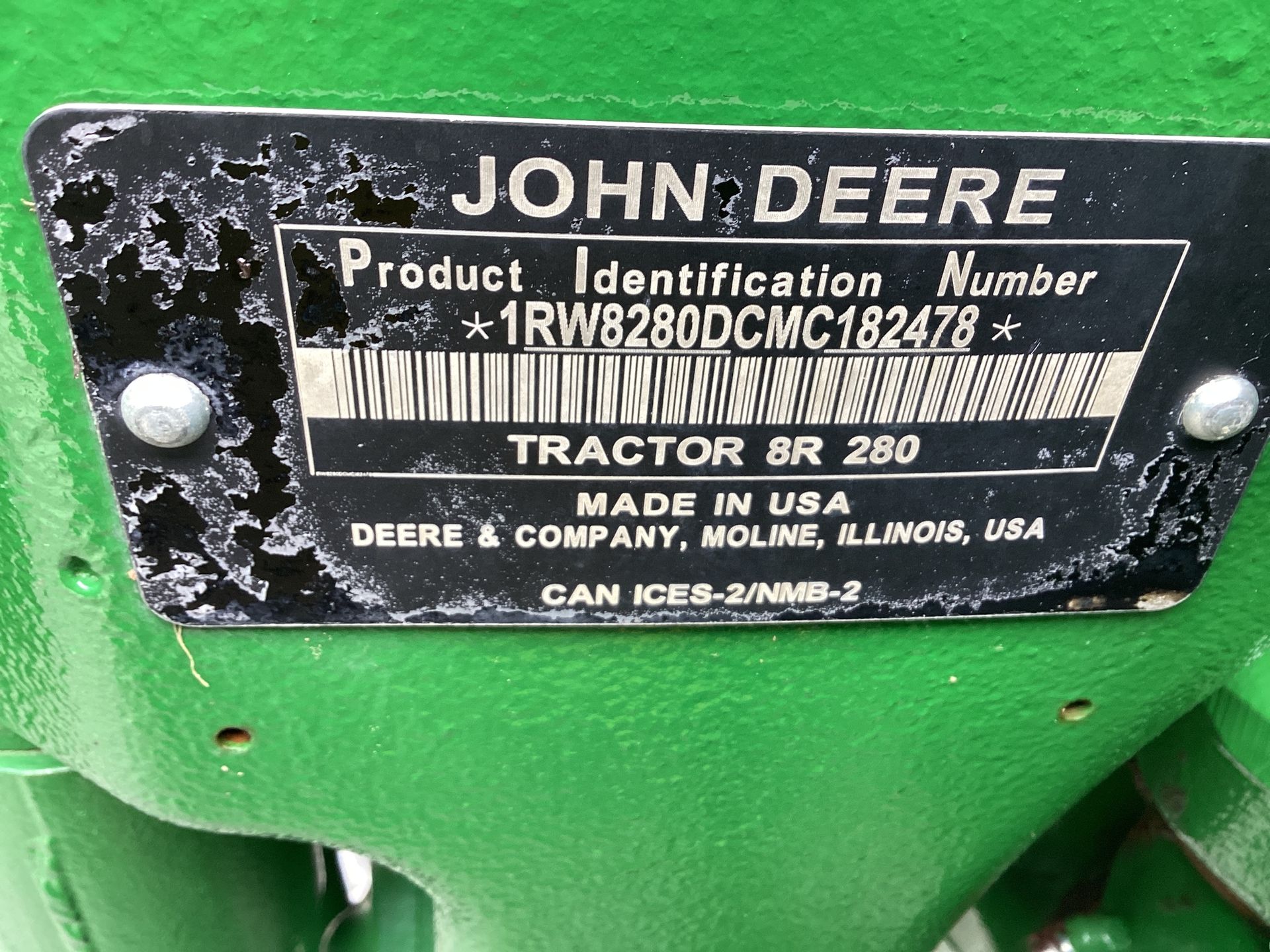 2021 John Deere 8R 280
