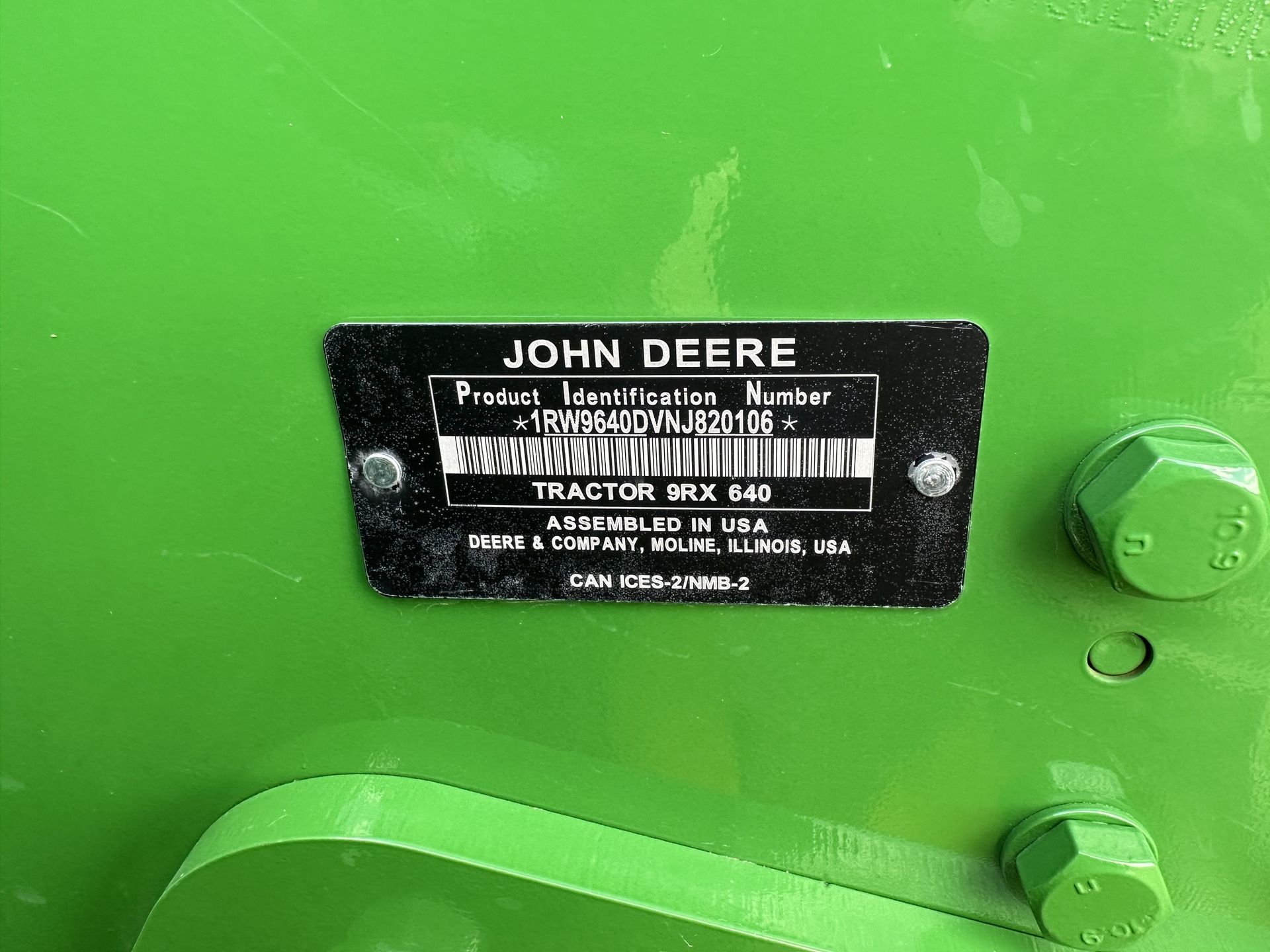 2022 John Deere 9RX 640