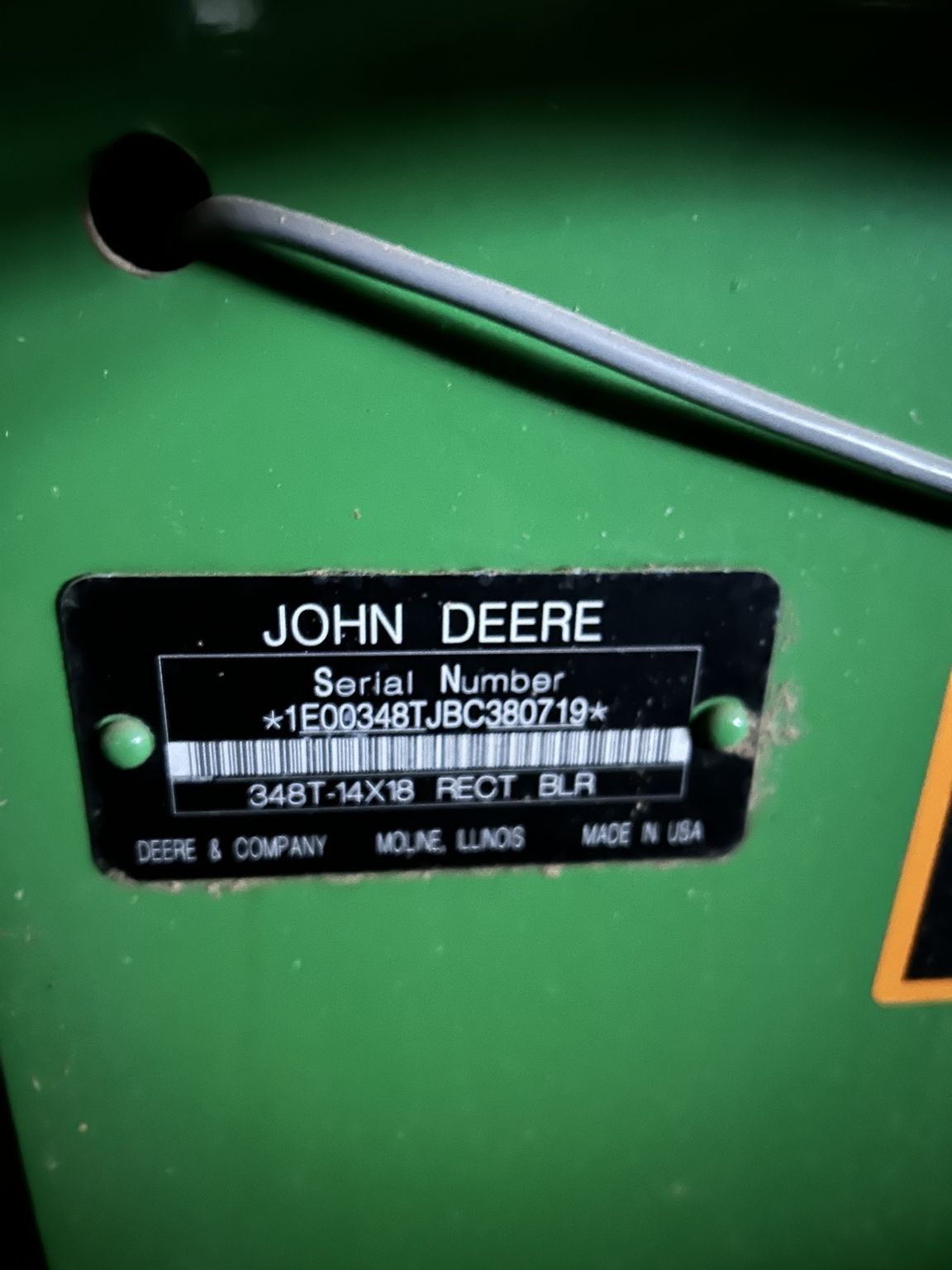 2011 John Deere 348