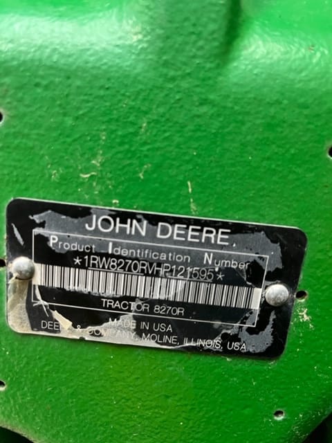 2017 John Deere 8270R