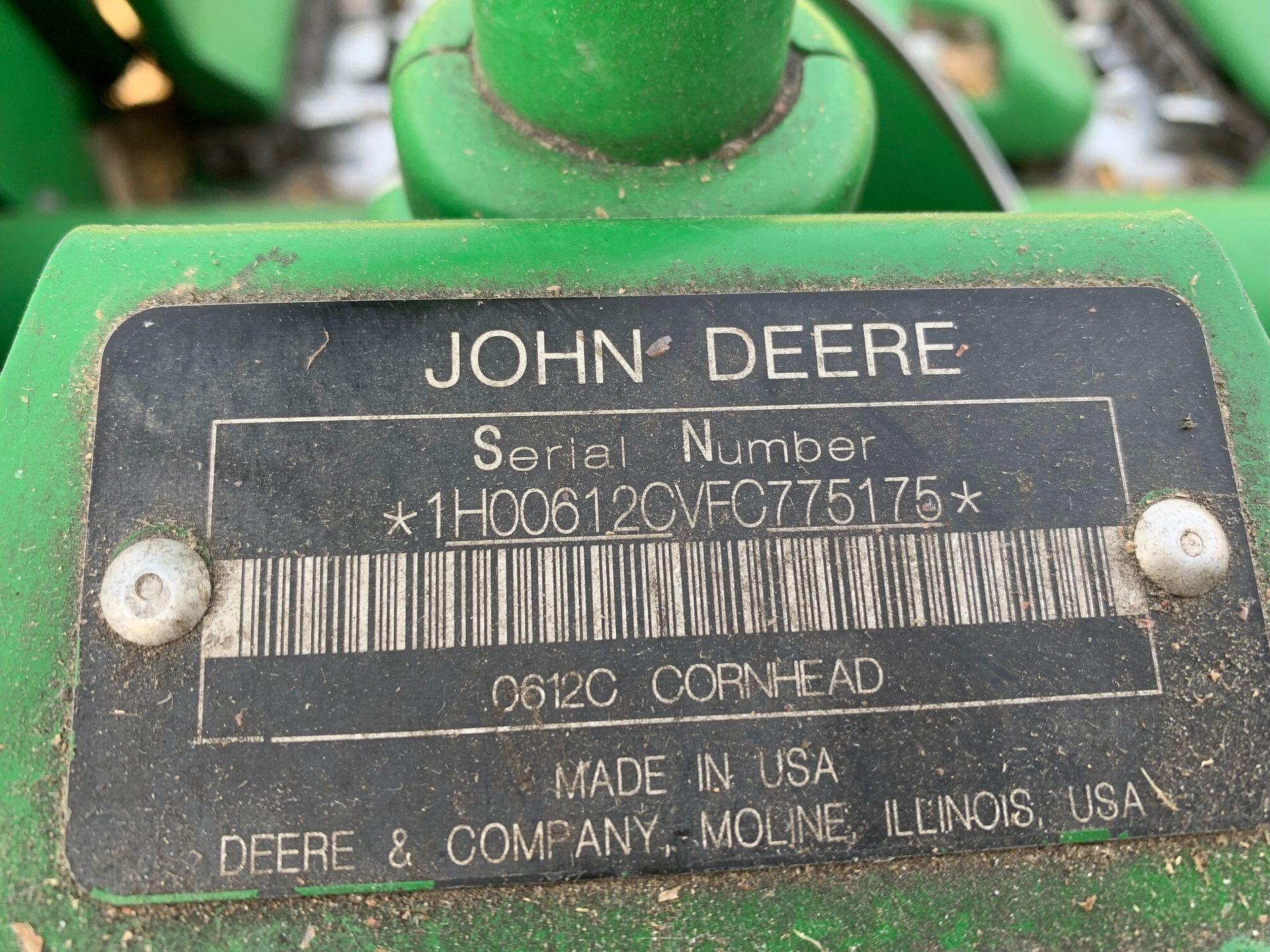 2015 John Deere 612C