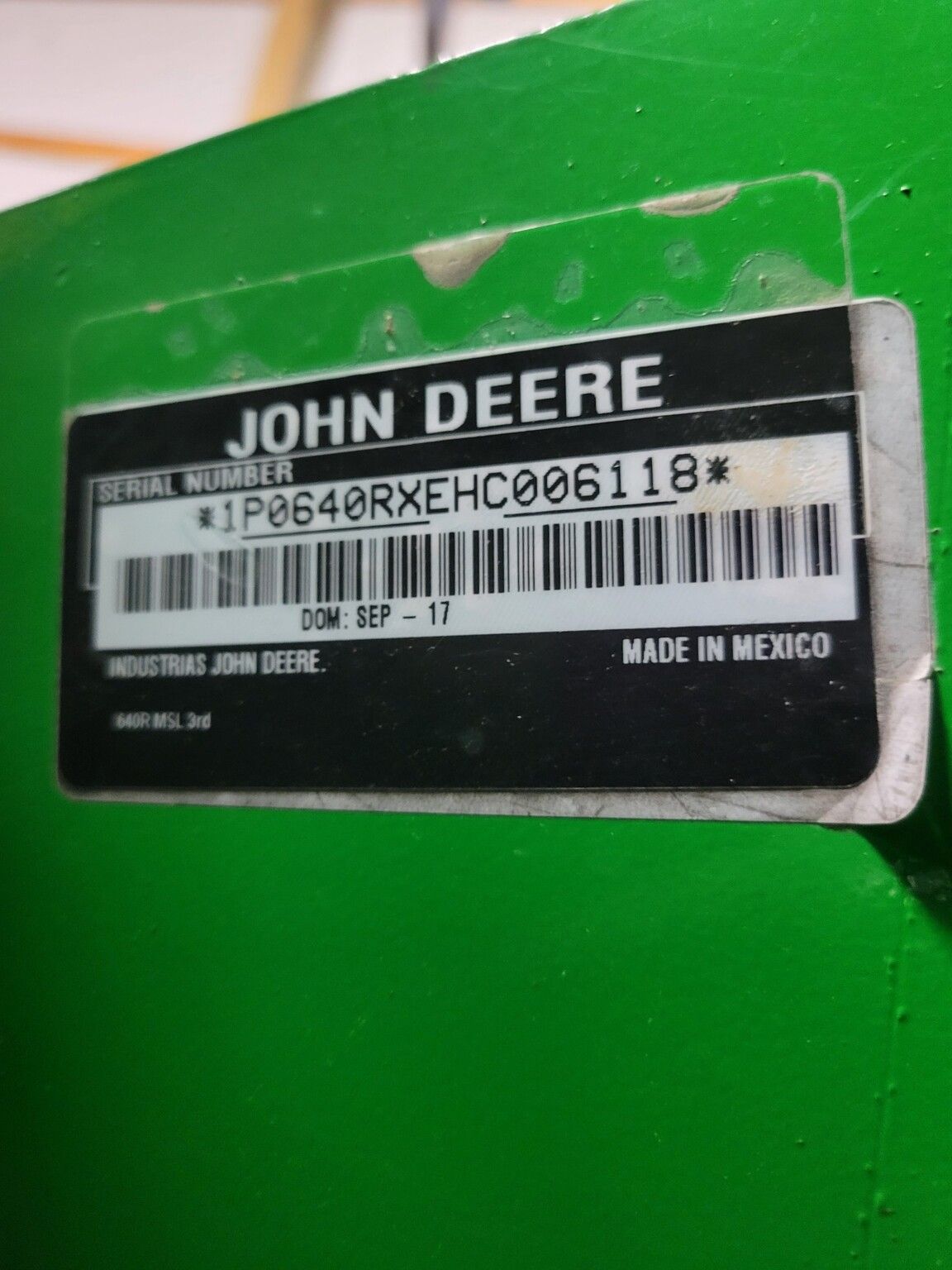2017 John Deere 6130M