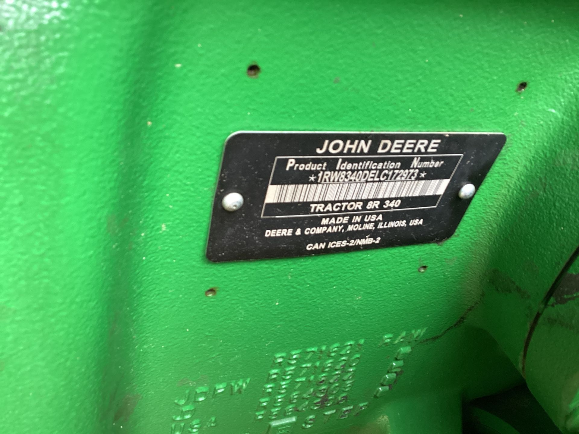 2020 John Deere 8R 340
