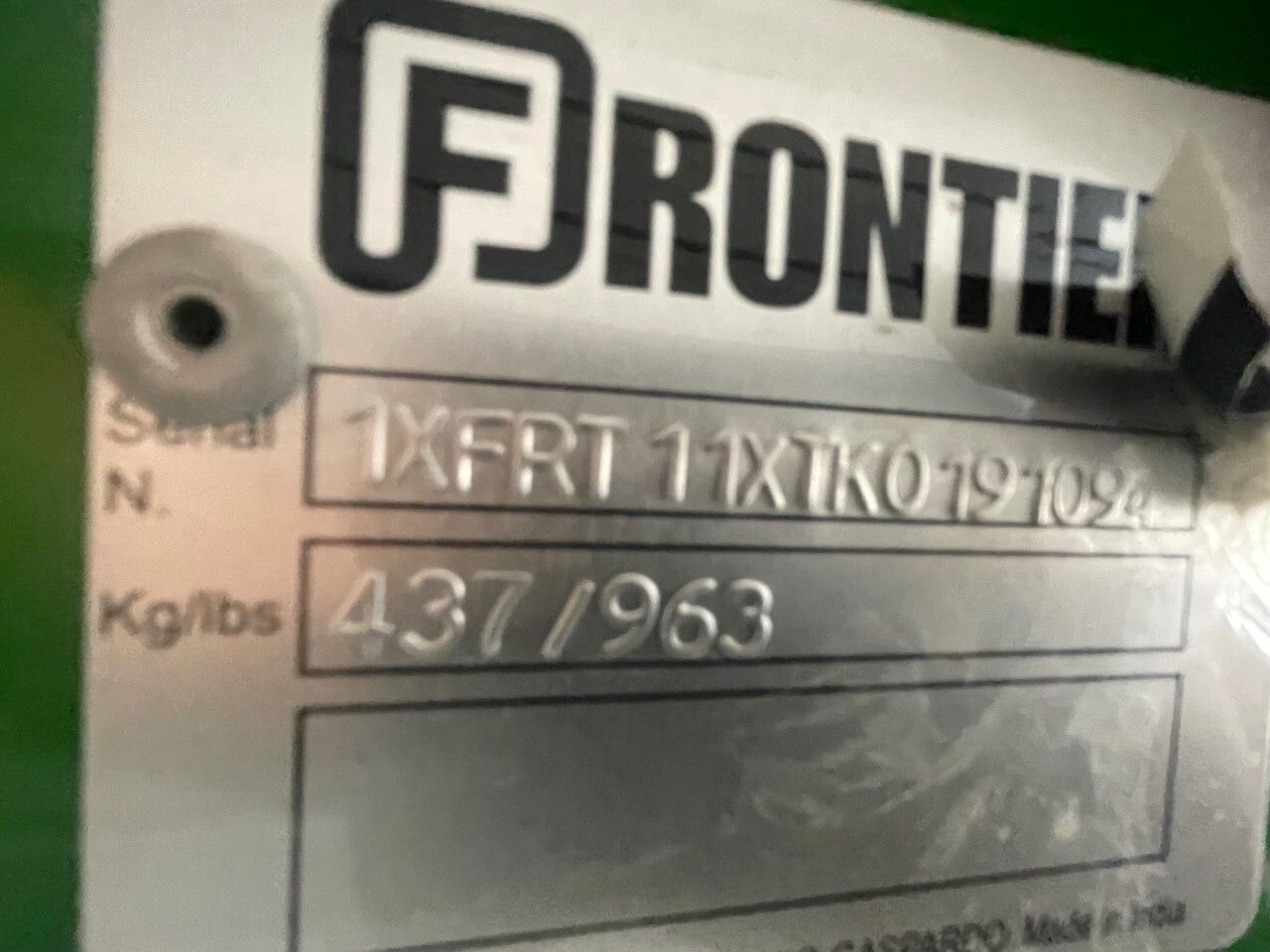2019 Frontier RT1181