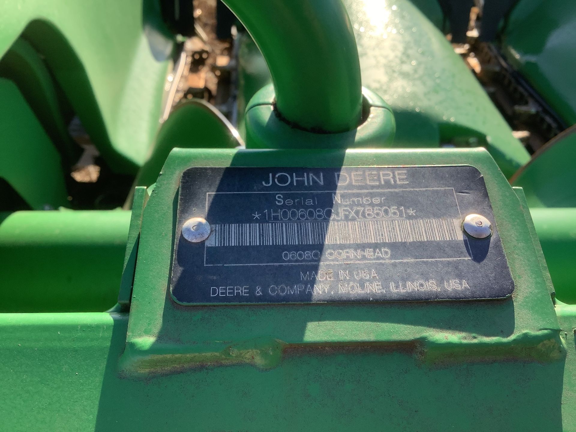 2016 John Deere 608C