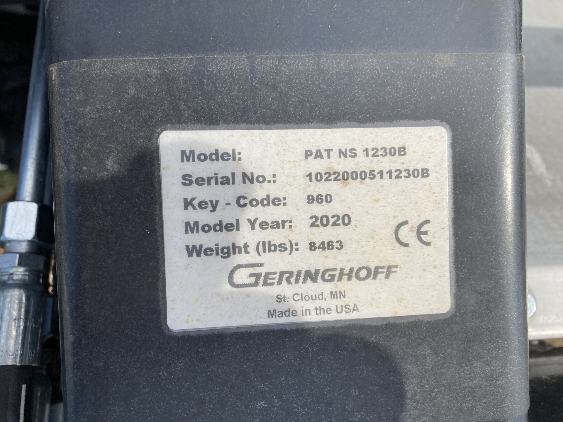2020 Geringhoff 1230B