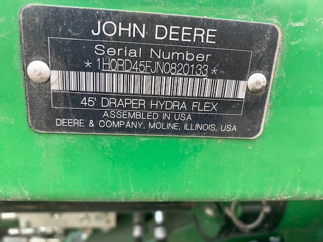 2022 John Deere RD45F