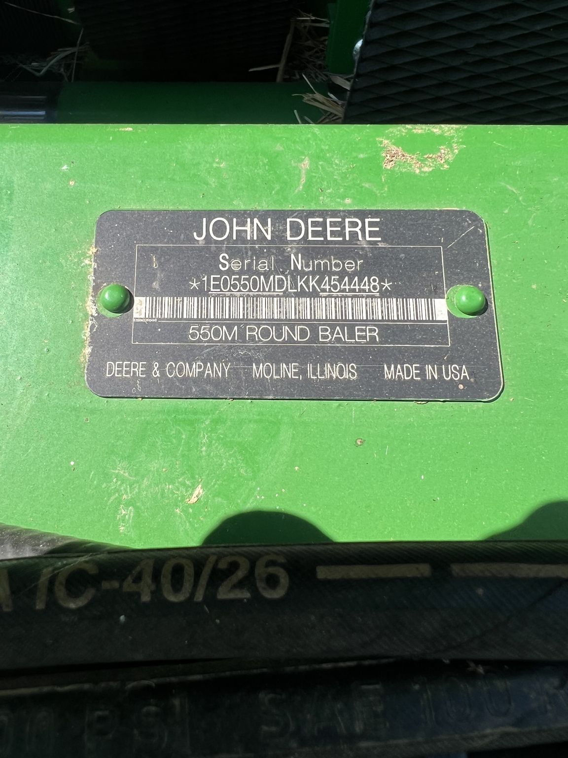 2019 John Deere 550M