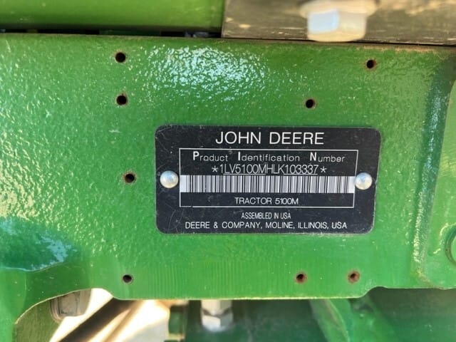 2020 John Deere 5100M