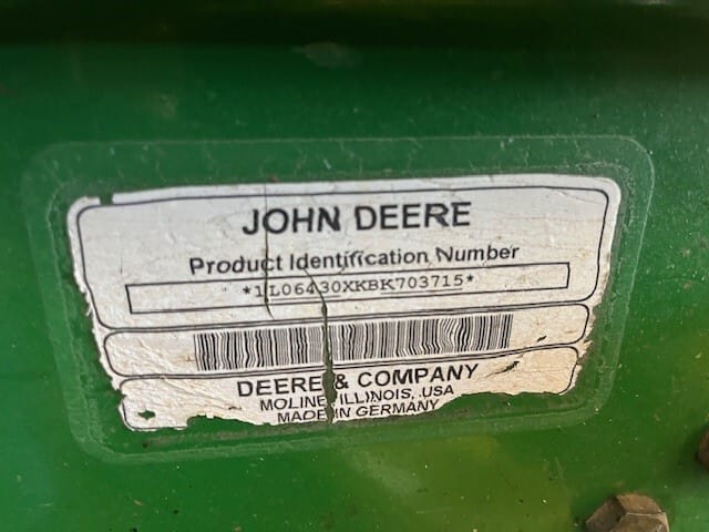 2011 John Deere 6430 Premium