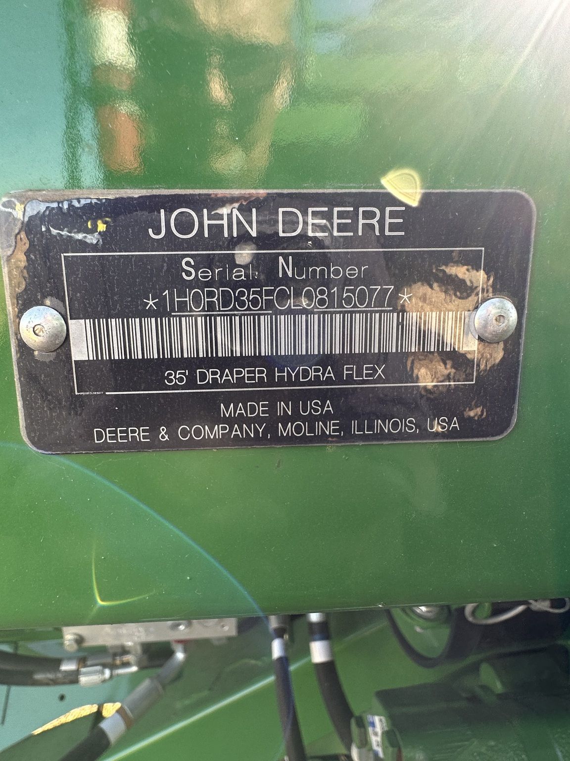 2021 John Deere RD35F