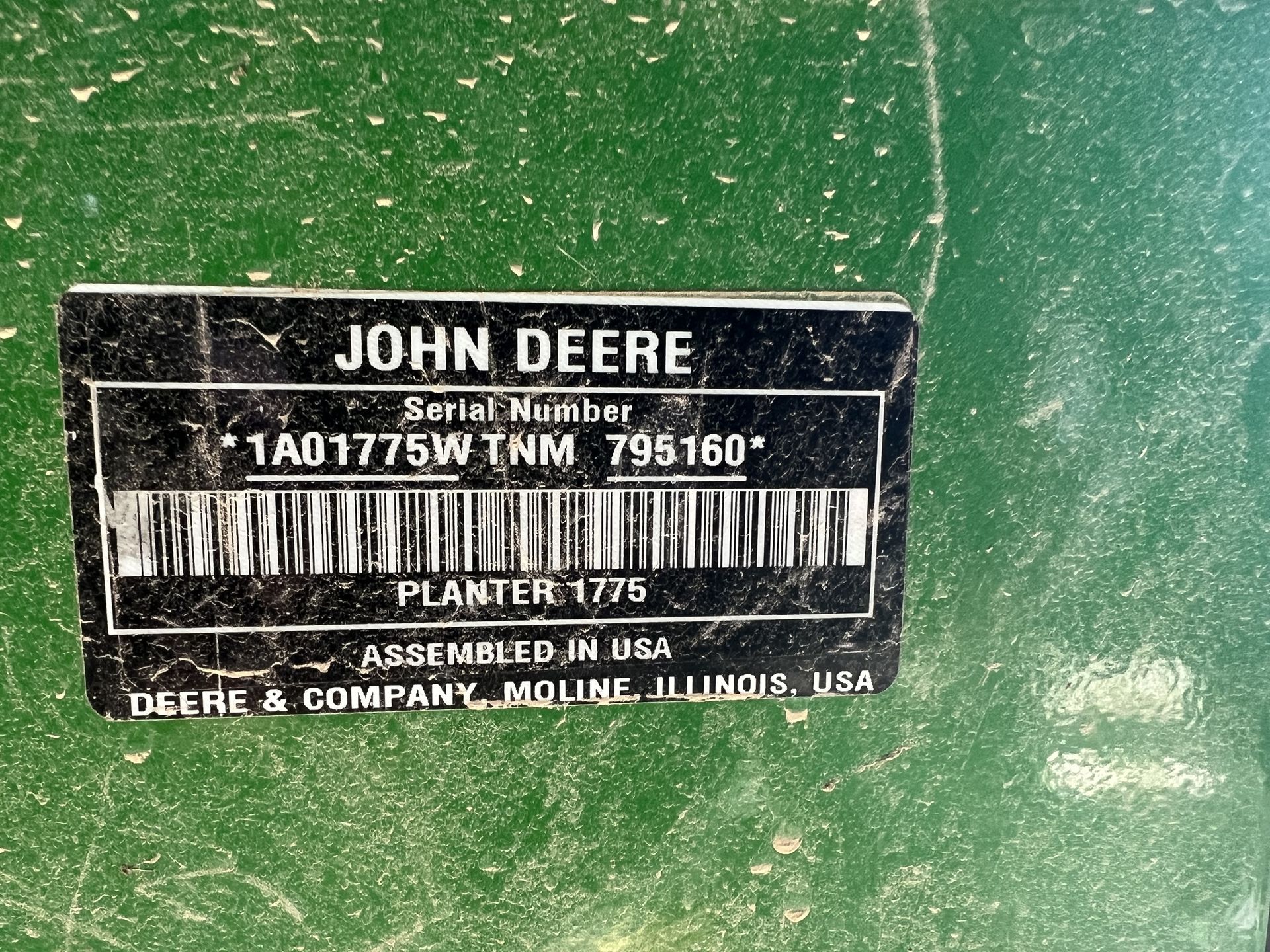 2022 John Deere 1775NT