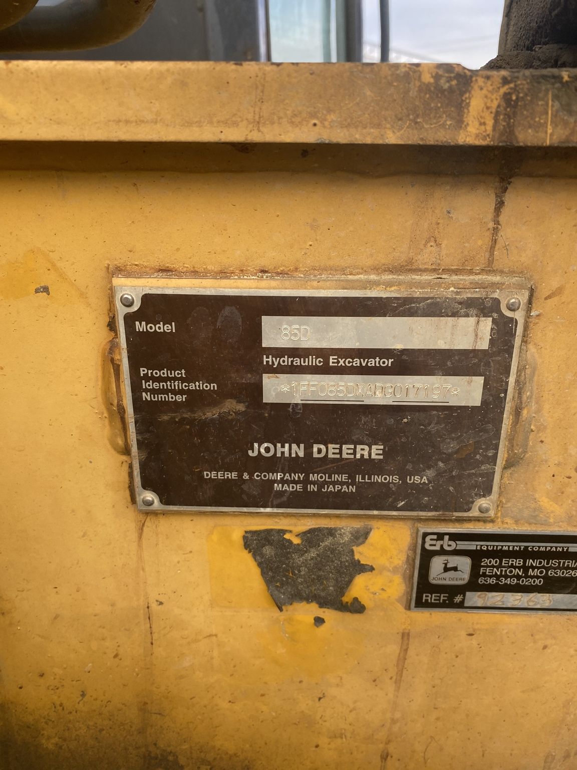 2013 John Deere 85D
