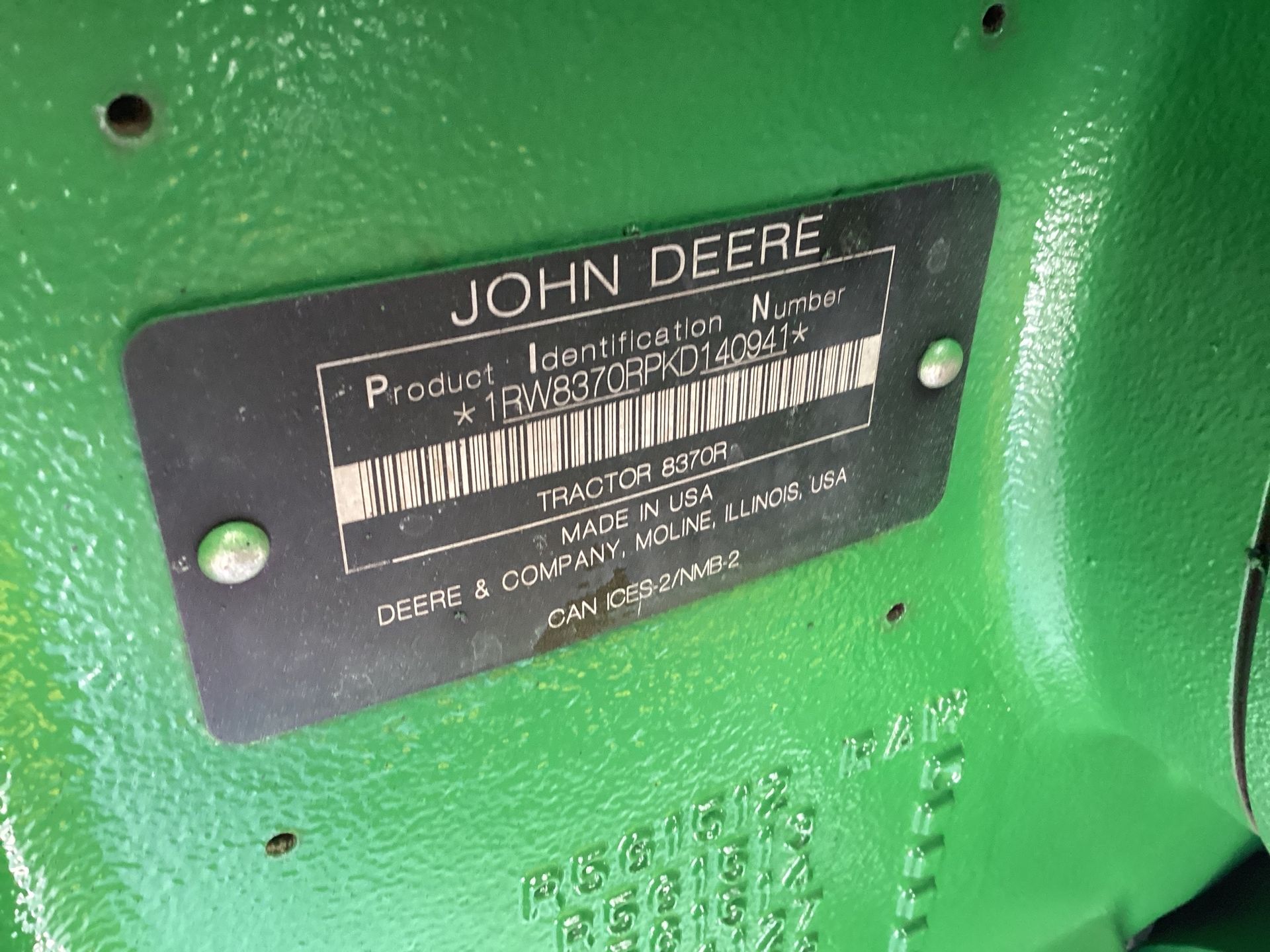2019 John Deere 8370R