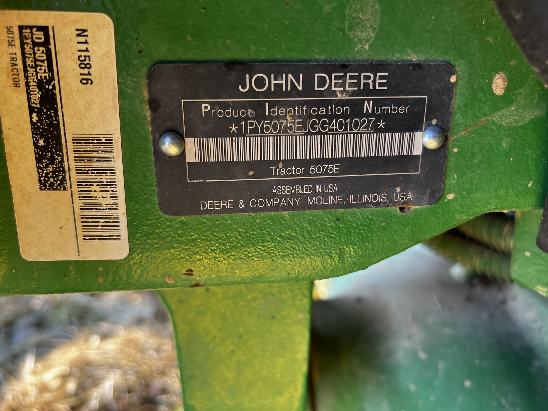 2016 John Deere 5075E