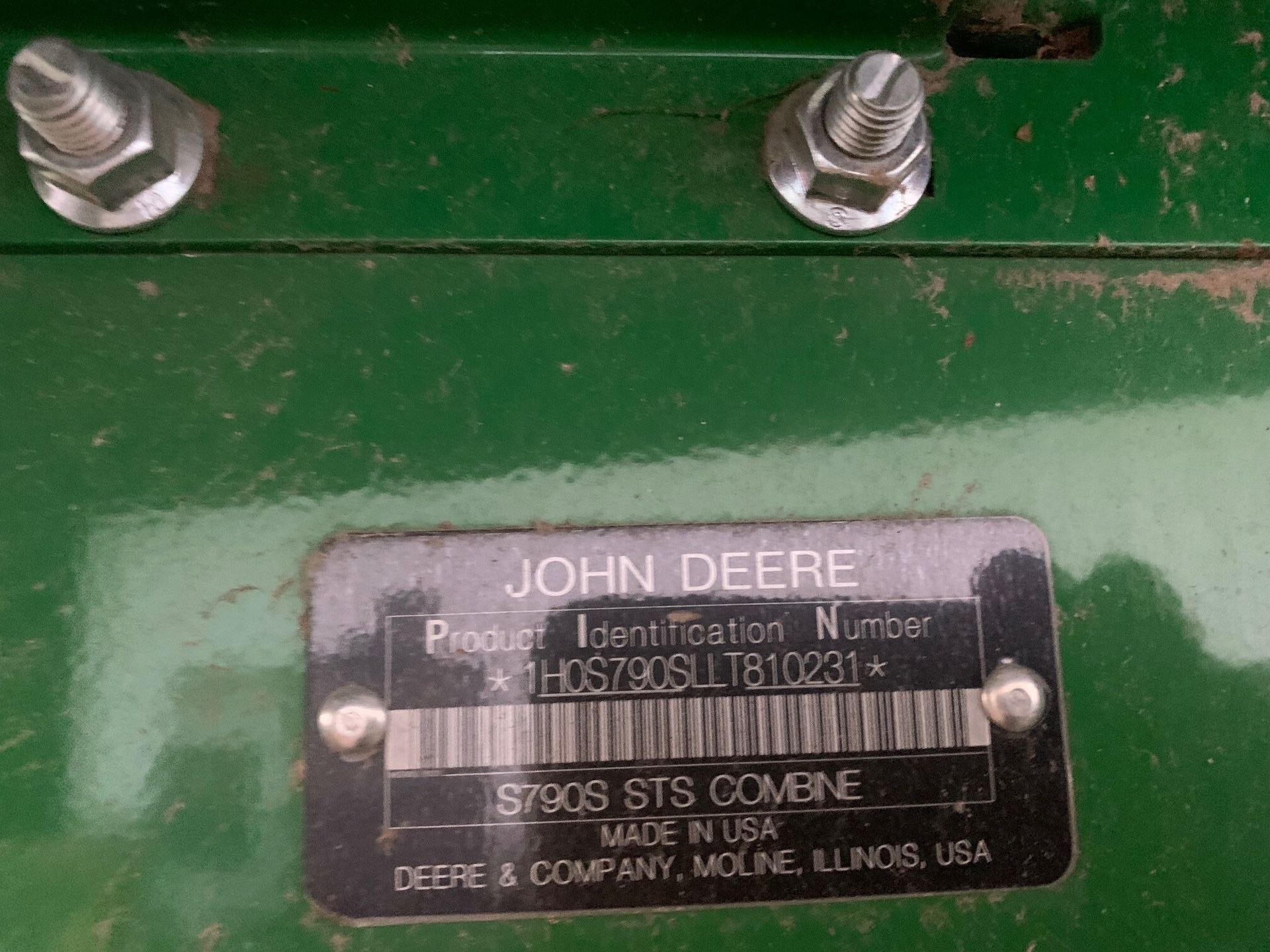 2020 John Deere S790