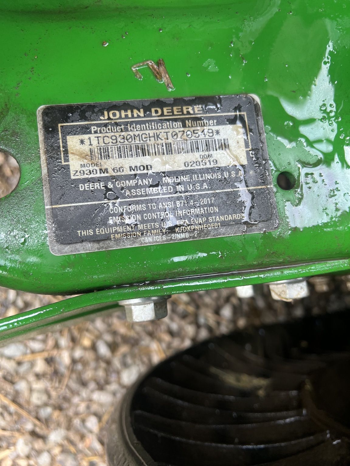 2019 John Deere Z930M
