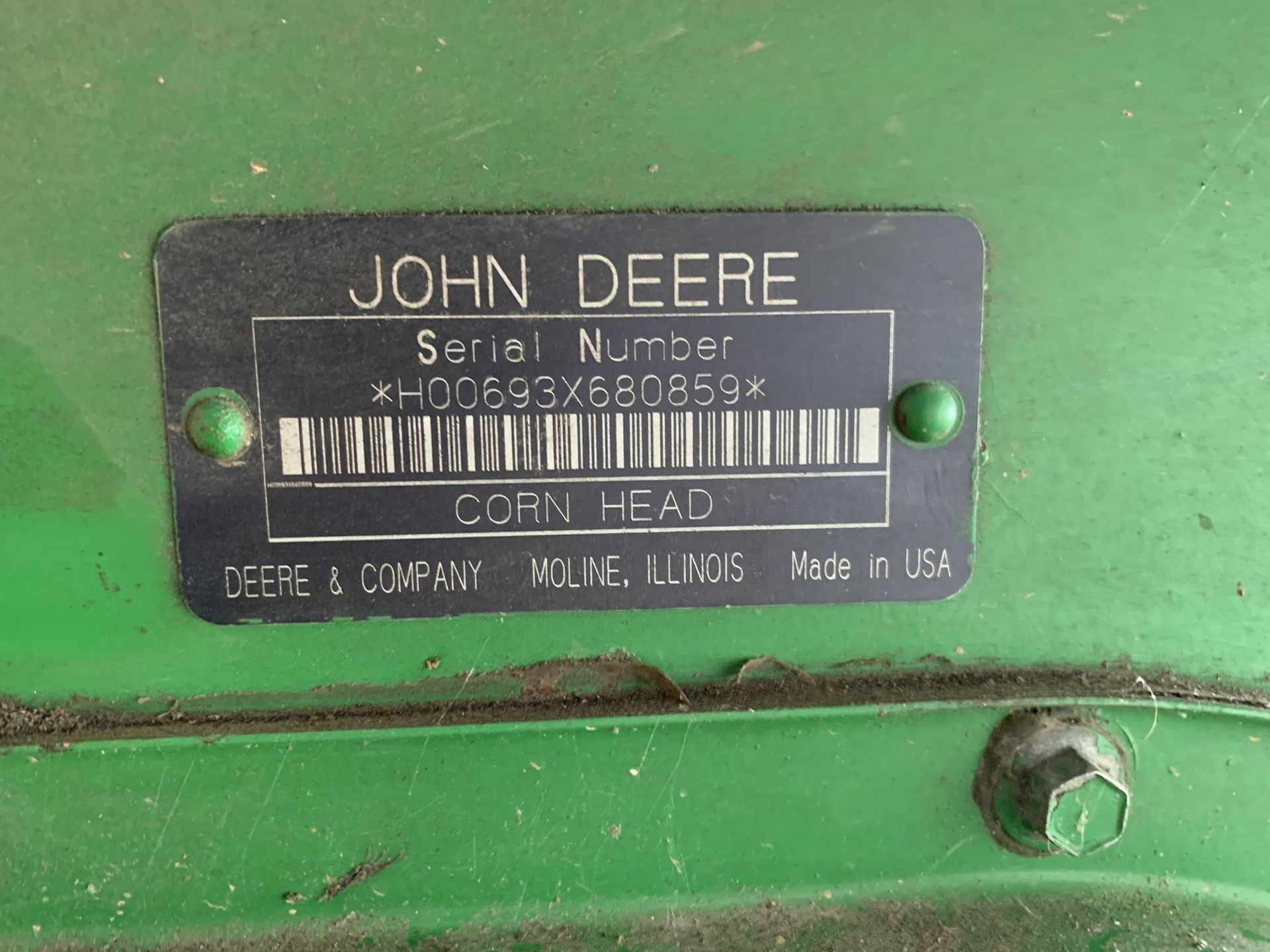 1999 John Deere 693