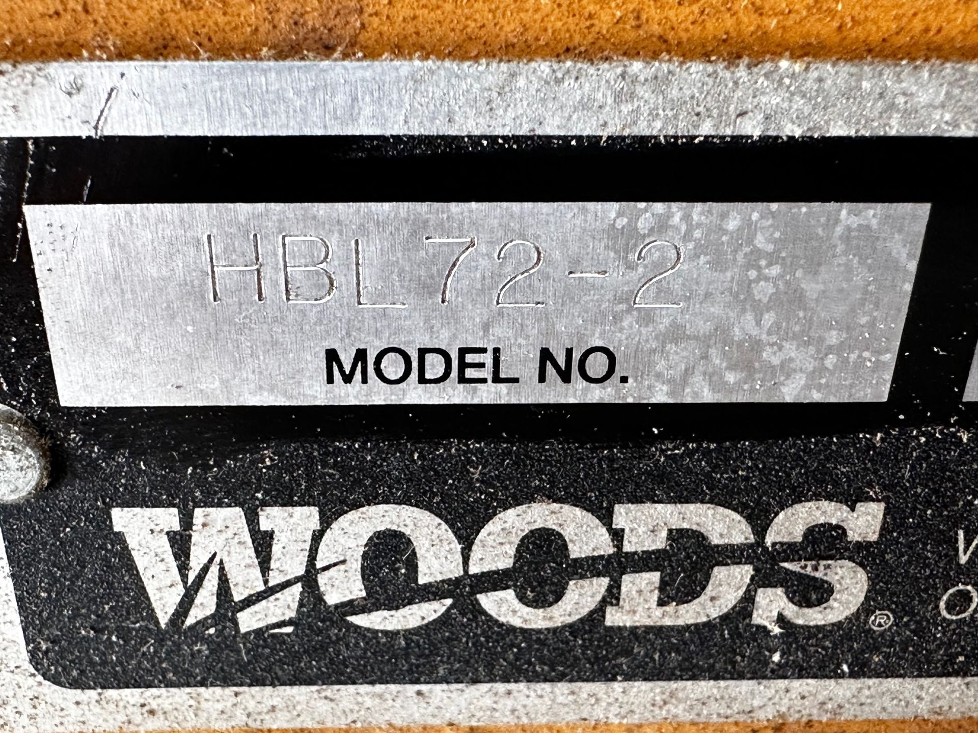 2015 Woods HBL72-2