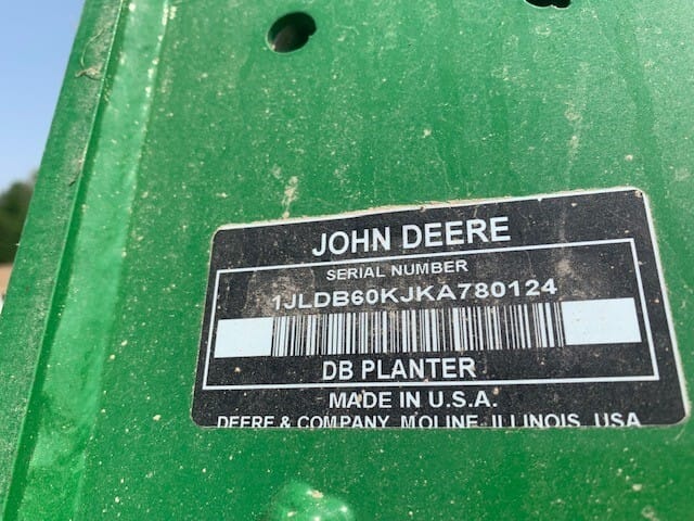 2019 John Deere DB60