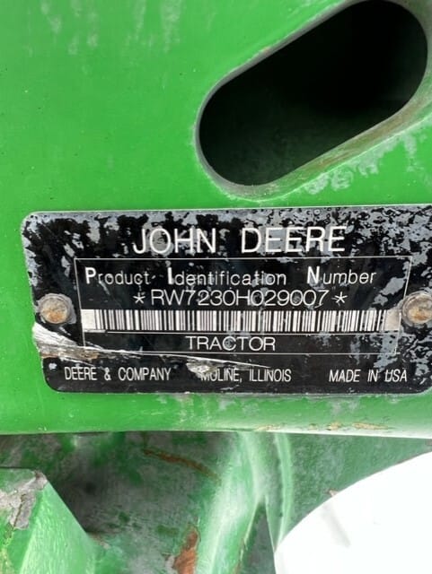 2012 John Deere 7230 Premium