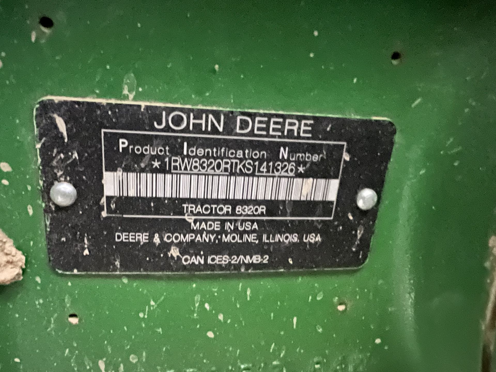 2019 John Deere 8320R