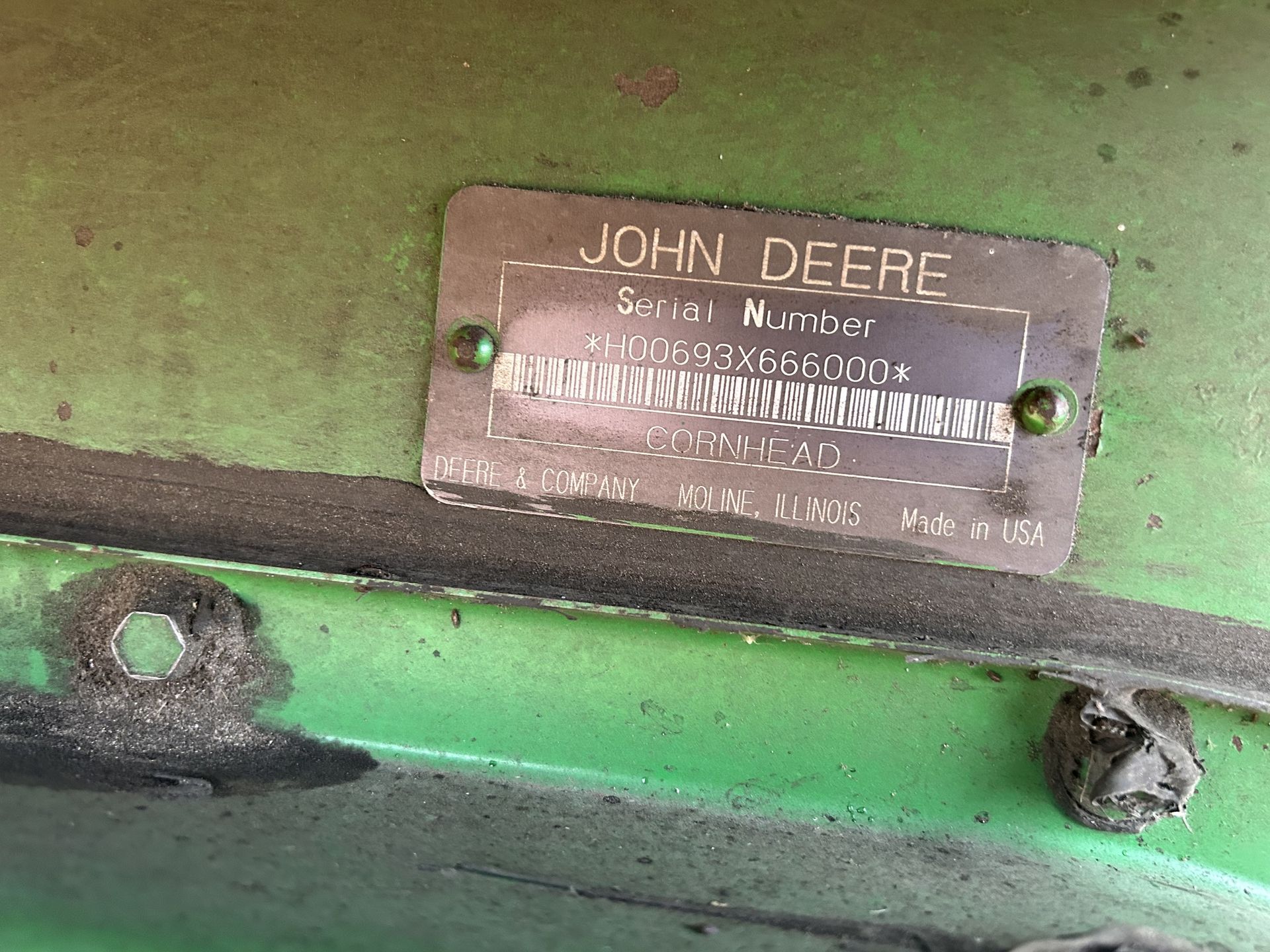 1996 John Deere 693
