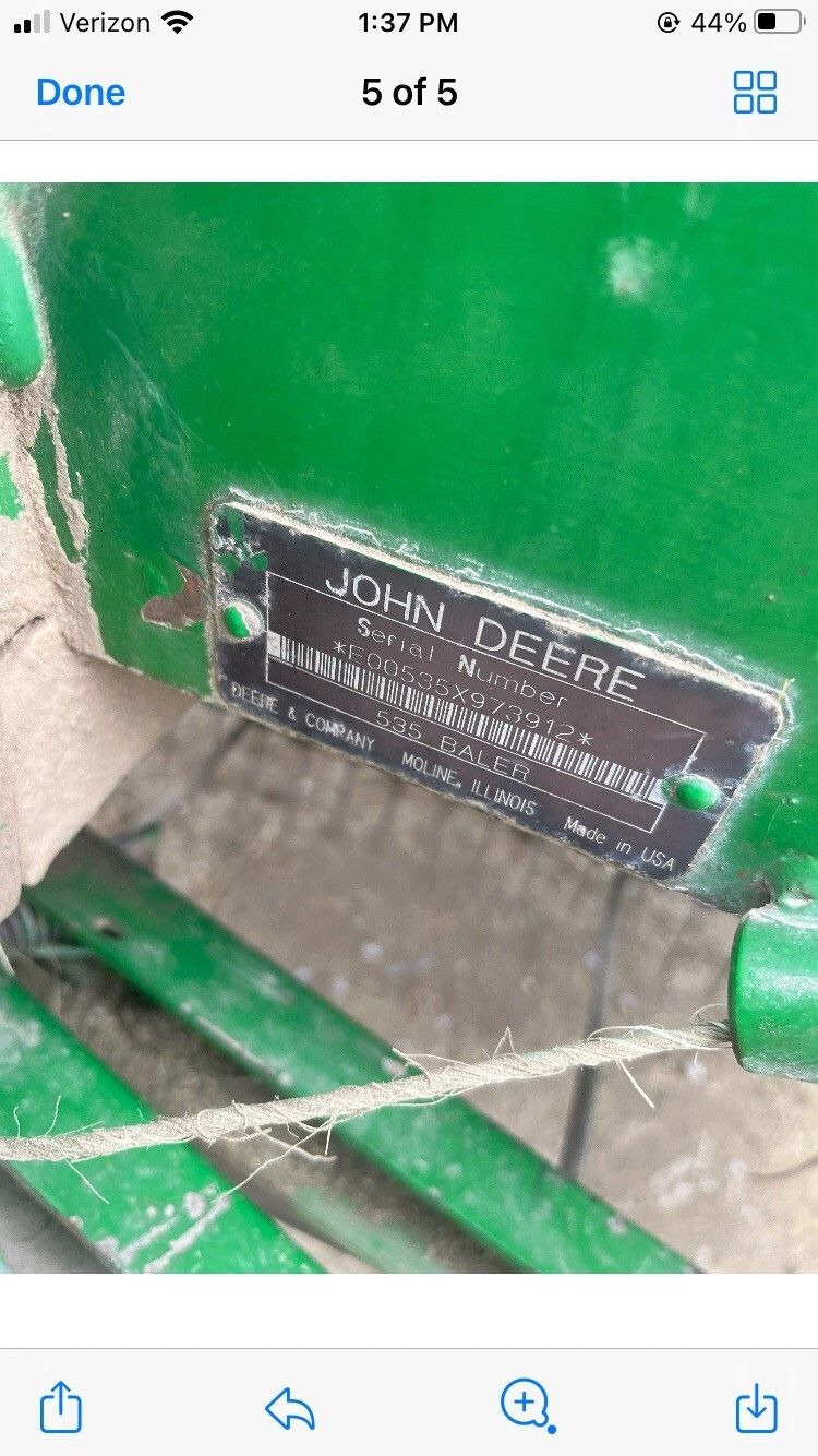 1994 John Deere 535