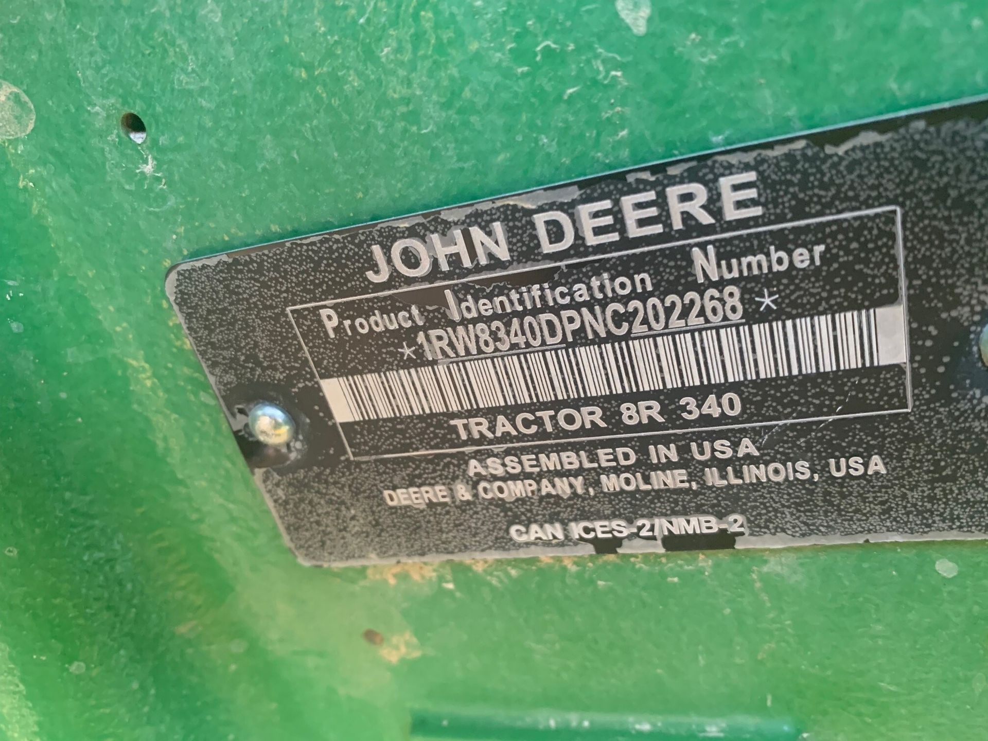 2022 John Deere 8R 340