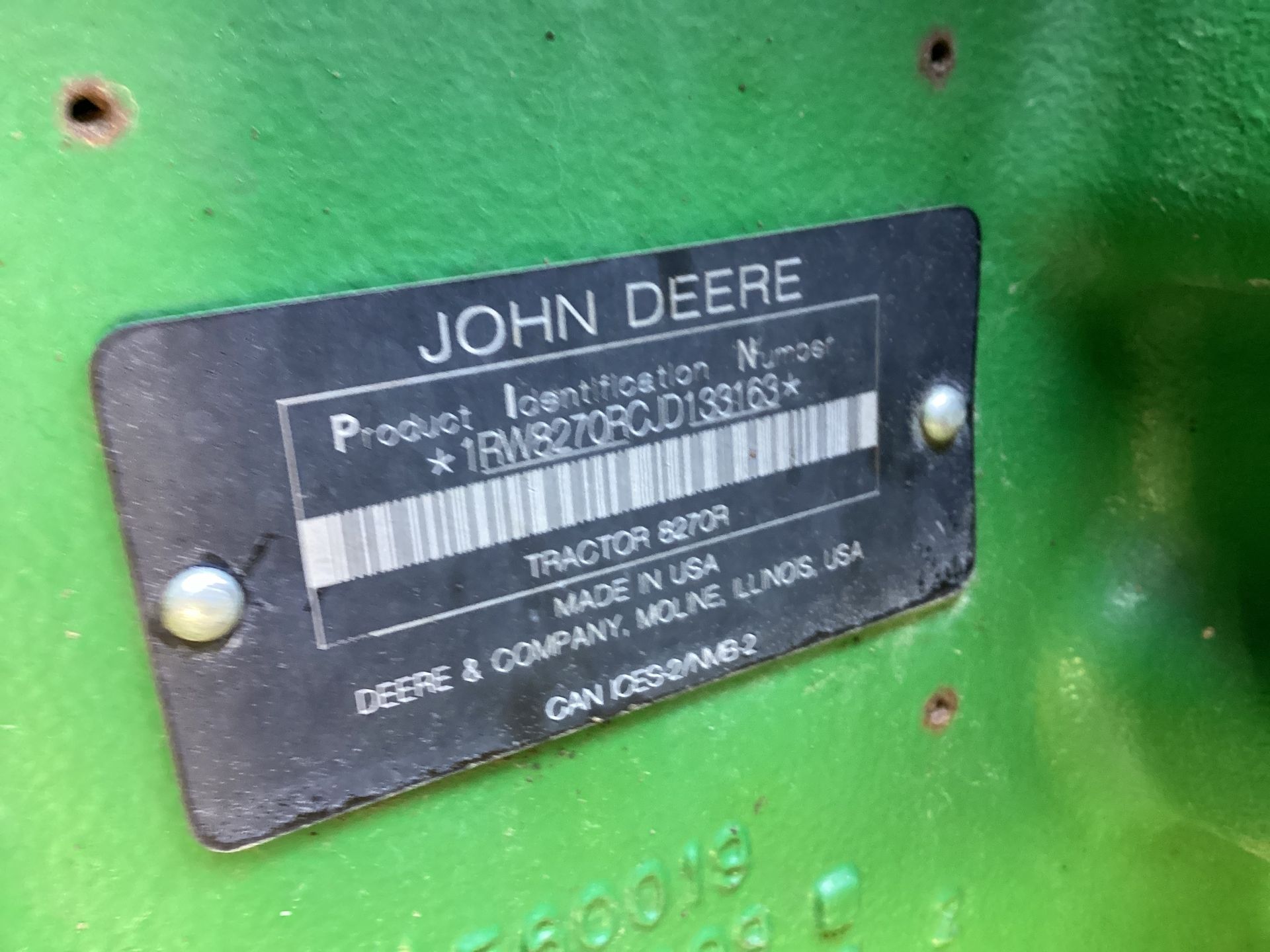 2018 John Deere 8270R