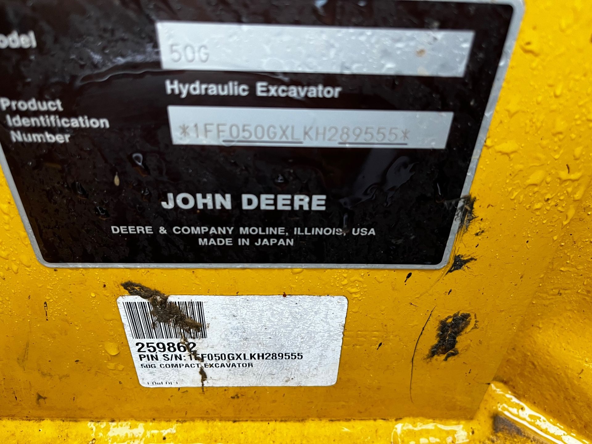 2019 John Deere 50G
