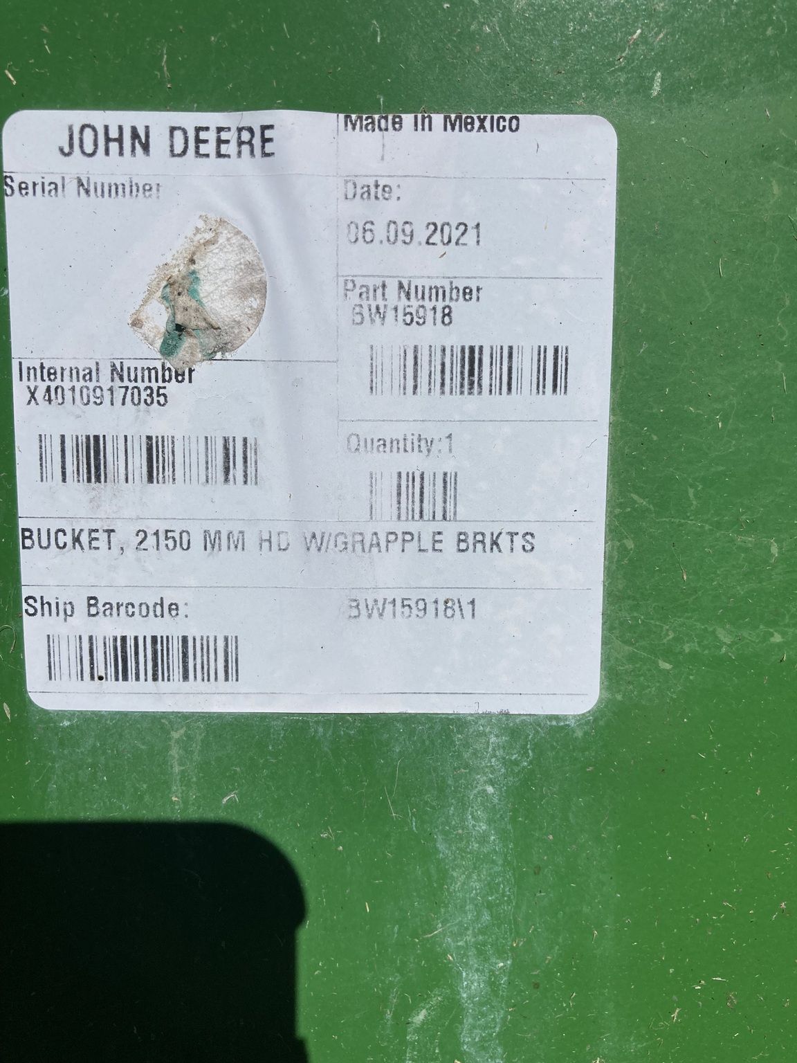 2022 John Deere 2150MM