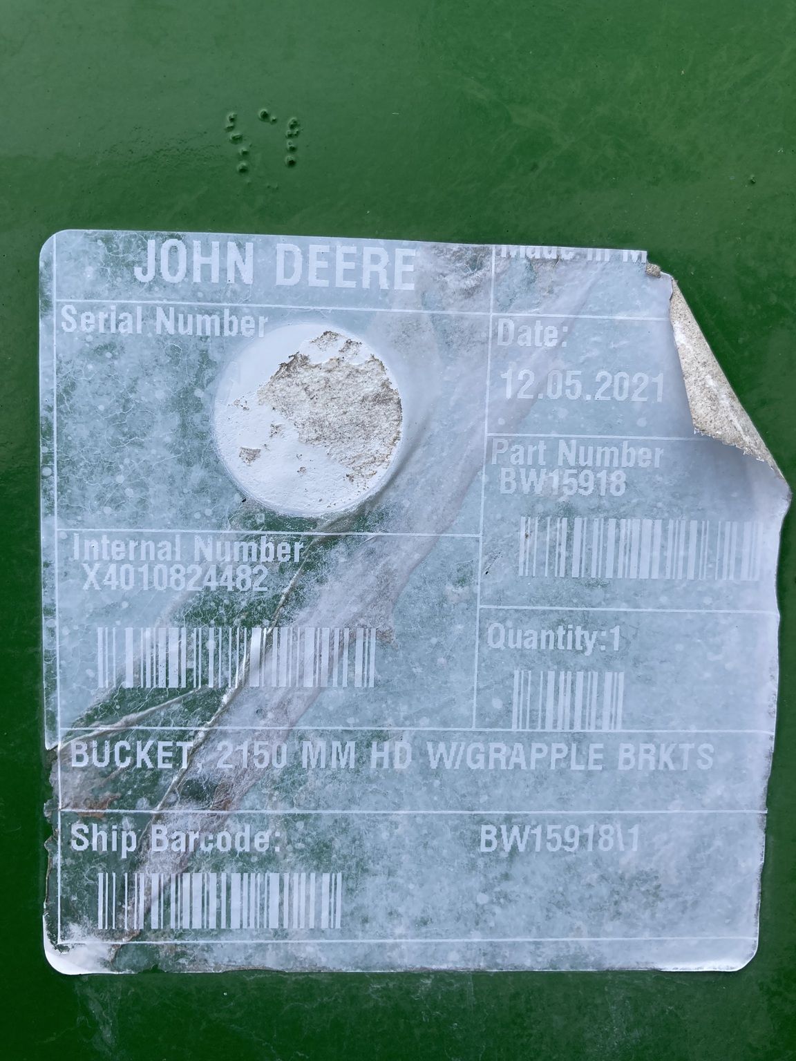 2022 John Deere BW15918