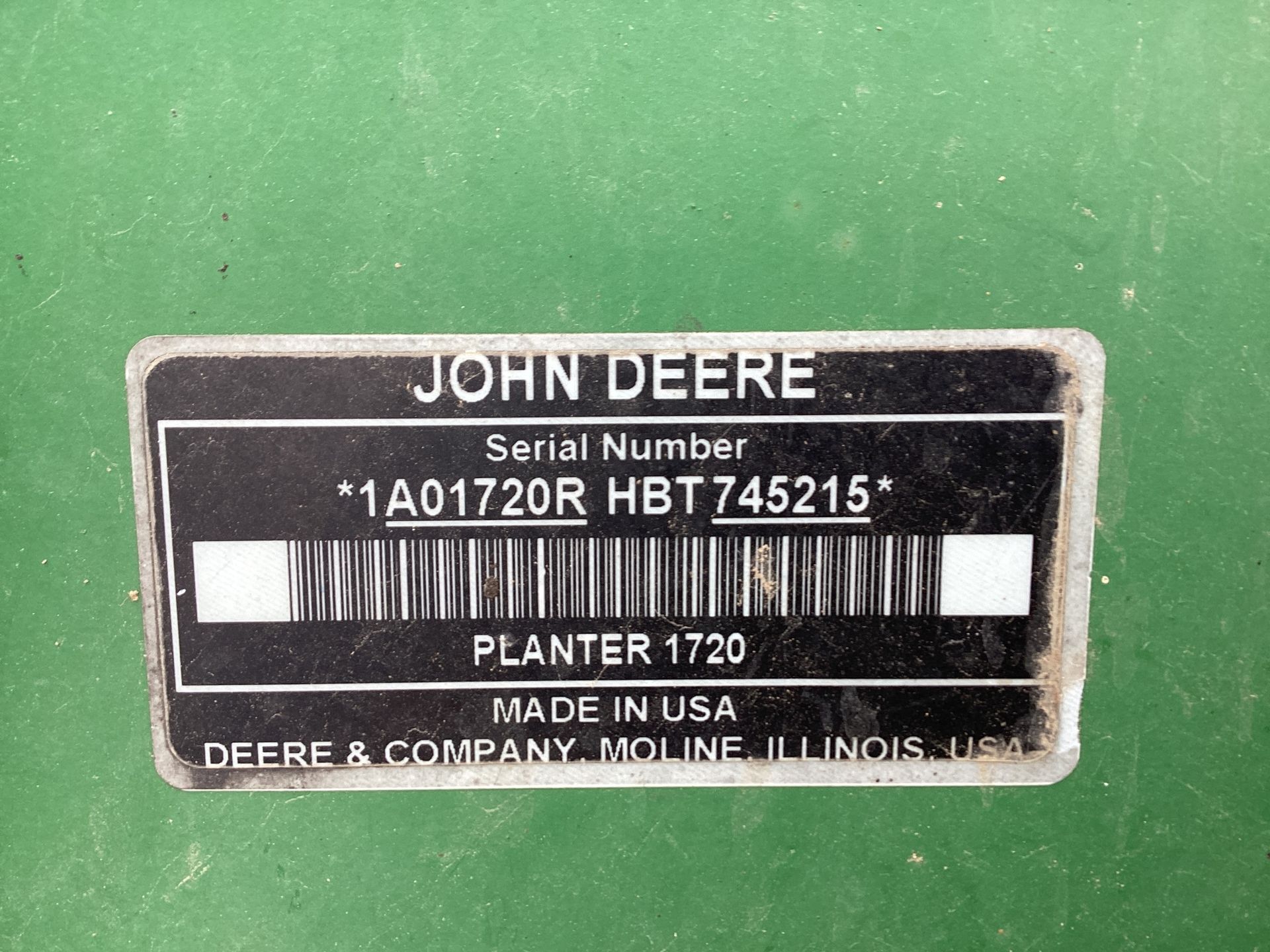 2012 John Deere 1720