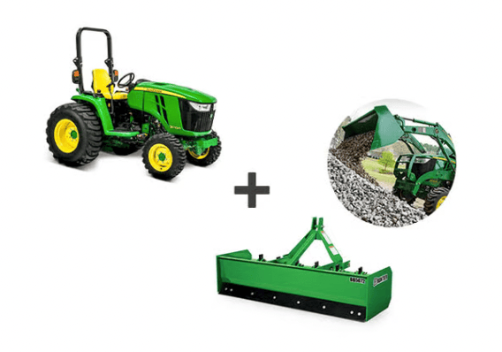 Gold Rush Package 3033R With Loader & Scraper